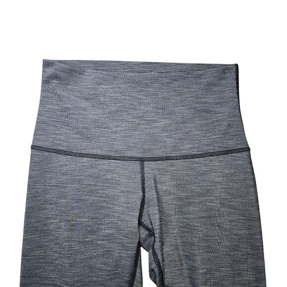 Lululemon Wunder Under HR Tight Brushed 31" - Heathered Black - Picture 3 of 10